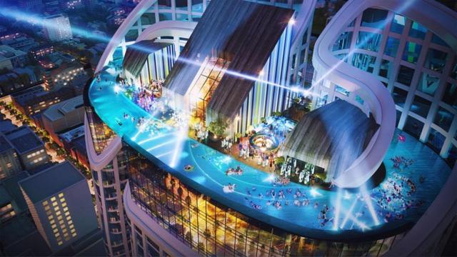 Panorama Central Nha Trang- Vietnam'S Highest Infinitive Rooftop Pool Eksteriør billede